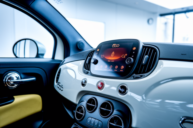 Voyants Fiat 500 : Liste Complète et Signification des Témoins Orange